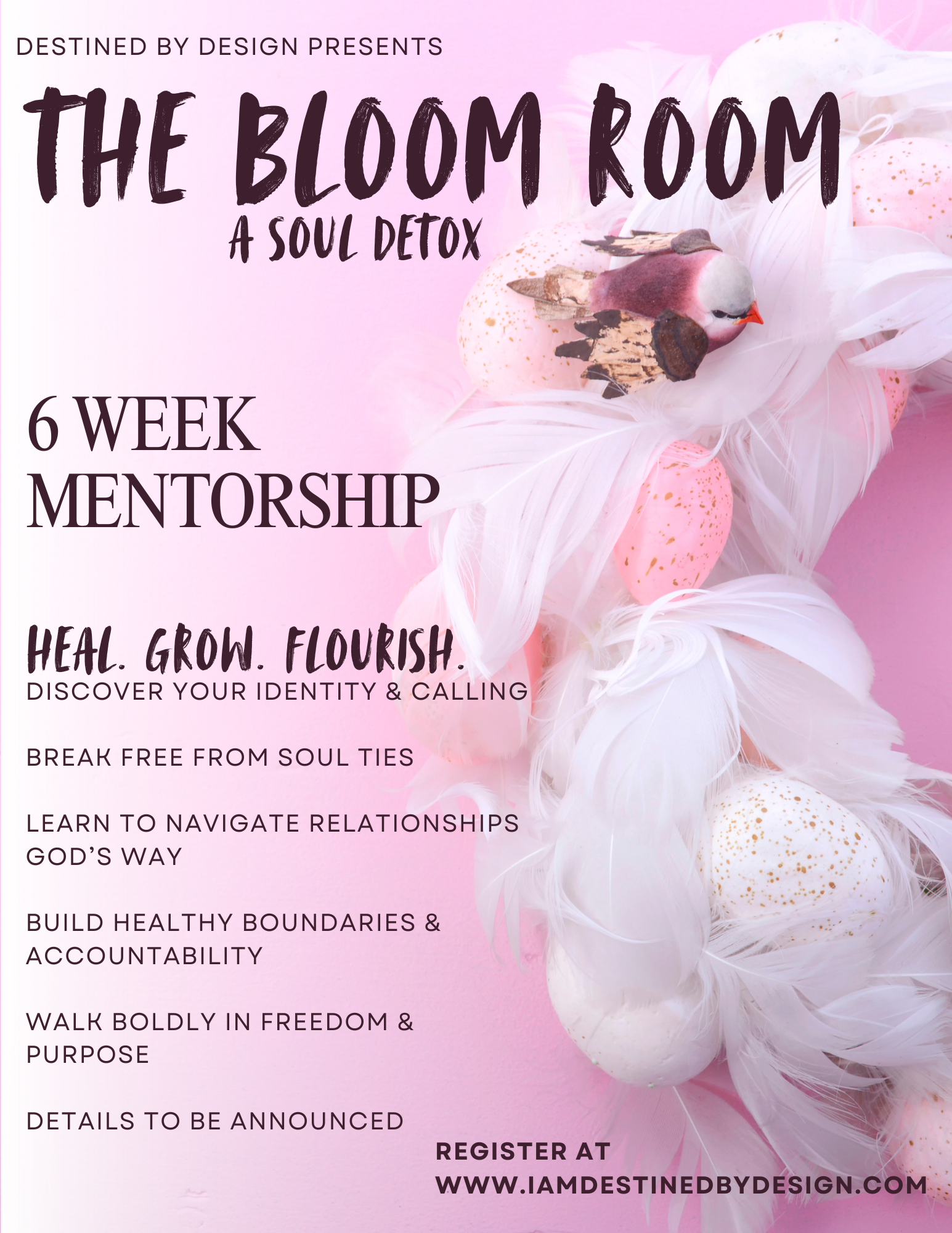 The Bloom Room flyer